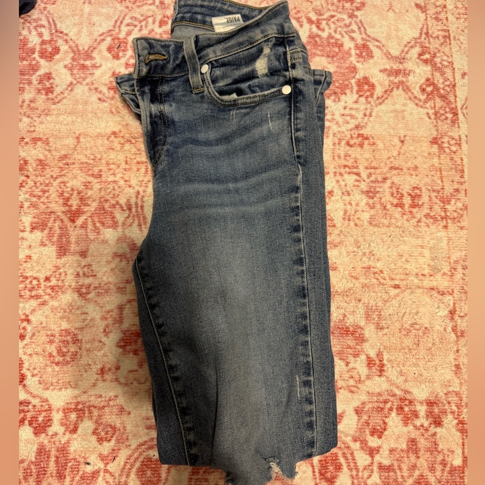 PAIGE Dark Blue Skinny Jeans